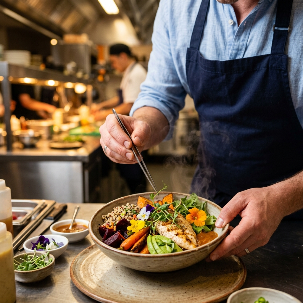 Chef cooking