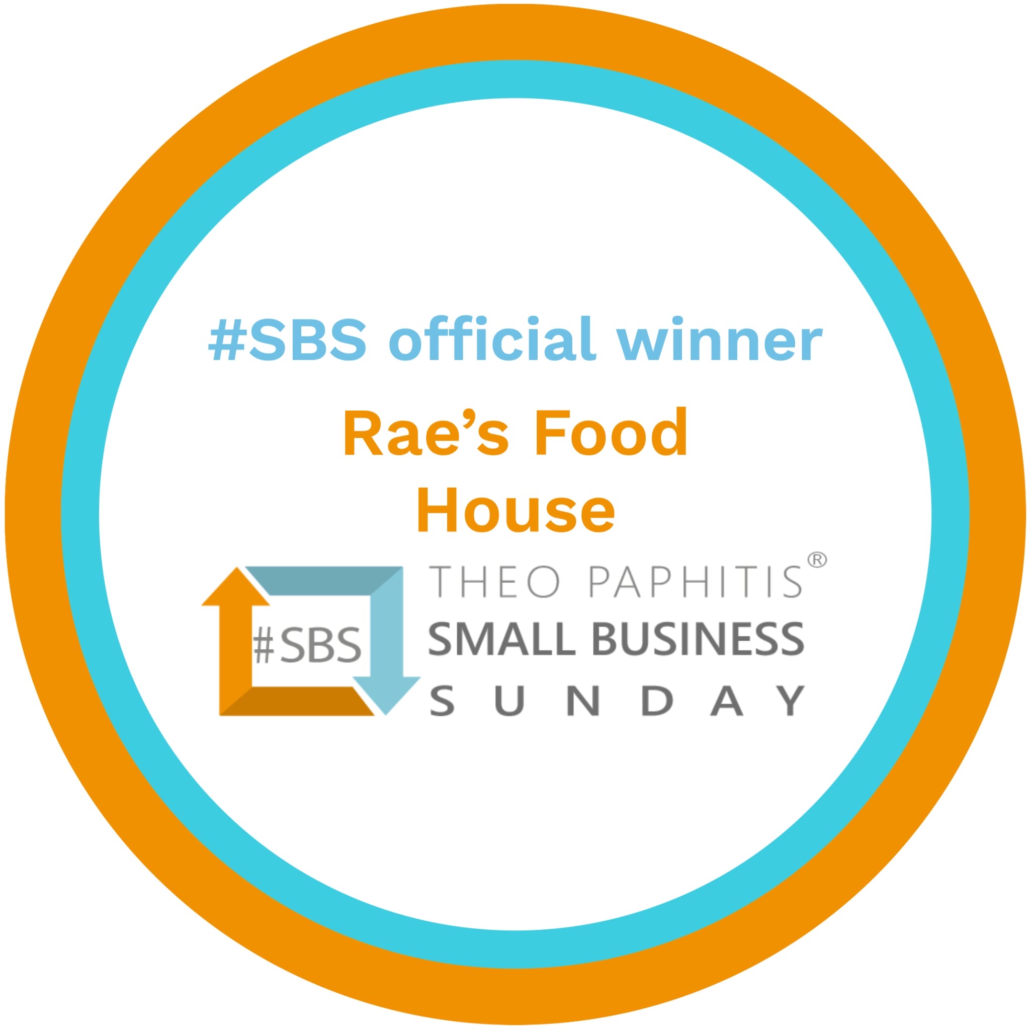 #SBS Small Business Sunday Winner Badge